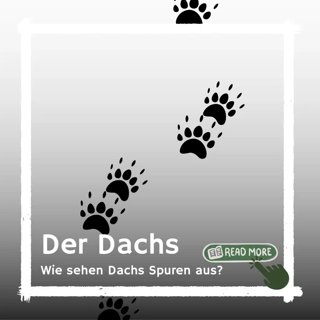 Dachs Spuren - Wildtiere in Deutschland