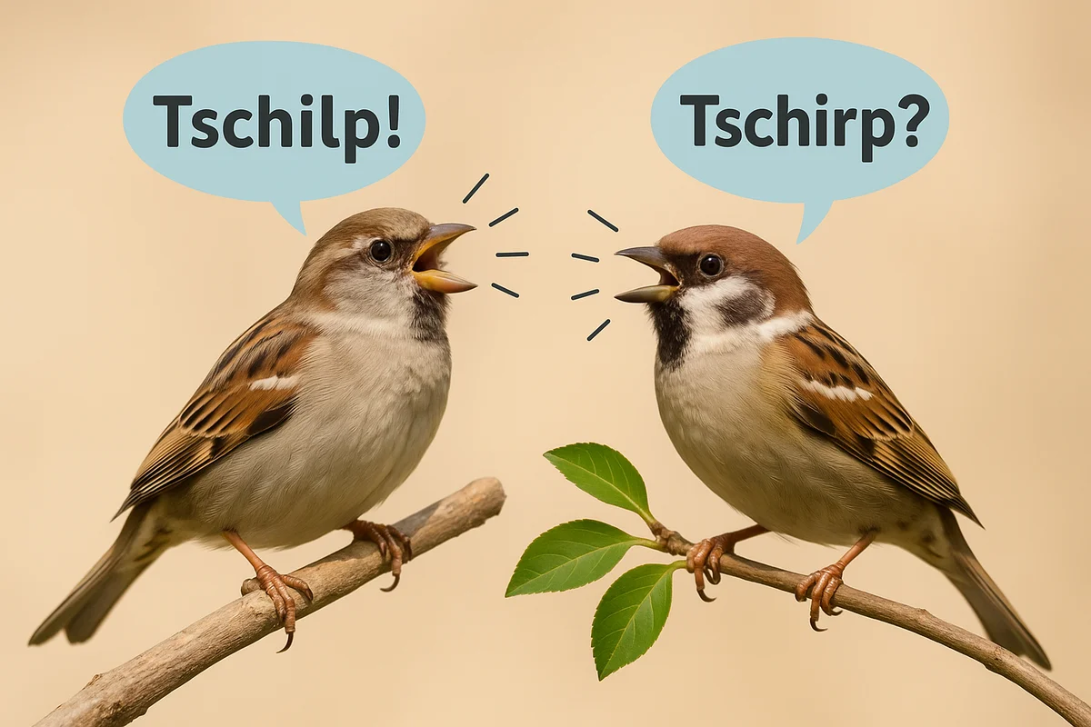 Feldsperling und Haussperling Gesang Unterschiede - Vögel in Europa