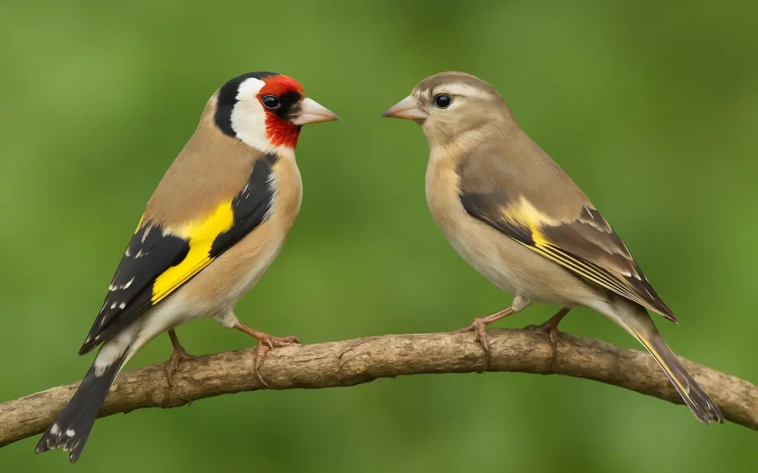 Stieglitz Weibchen: Dezente Schönheit unter den Singvögeln