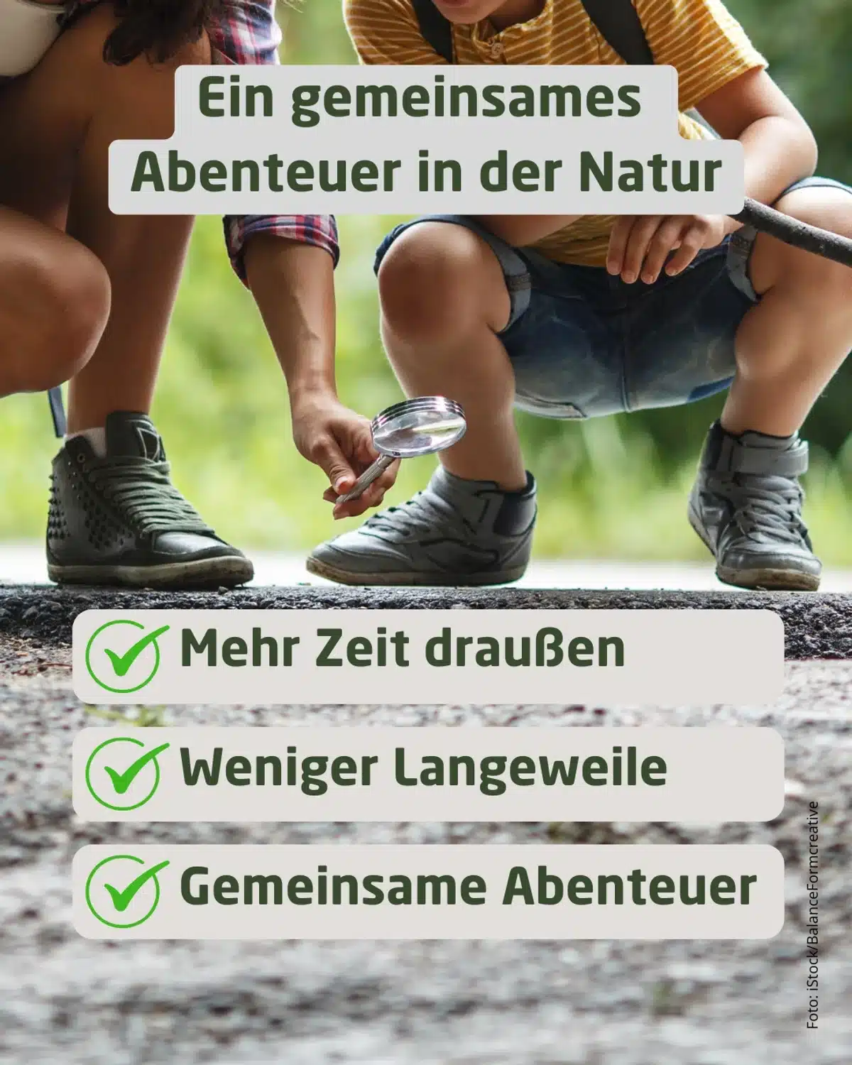 Gemeinsame Naturerlebnisse