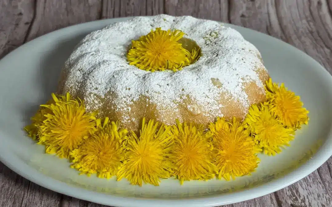 Löwenzahnkuchen