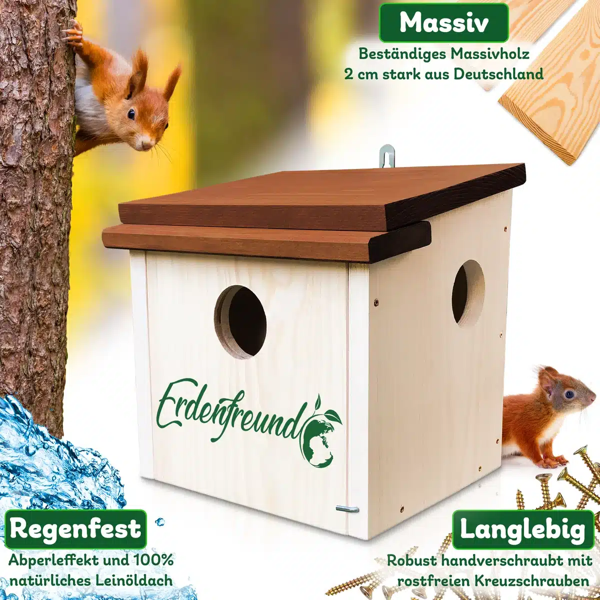 Eichhörnchen unterstützen
