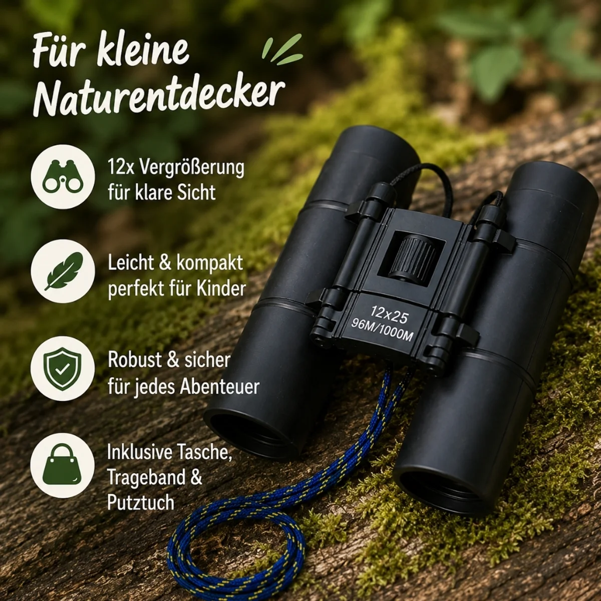 Kinder-Fernglas mit Birdwatching-Buch gratis