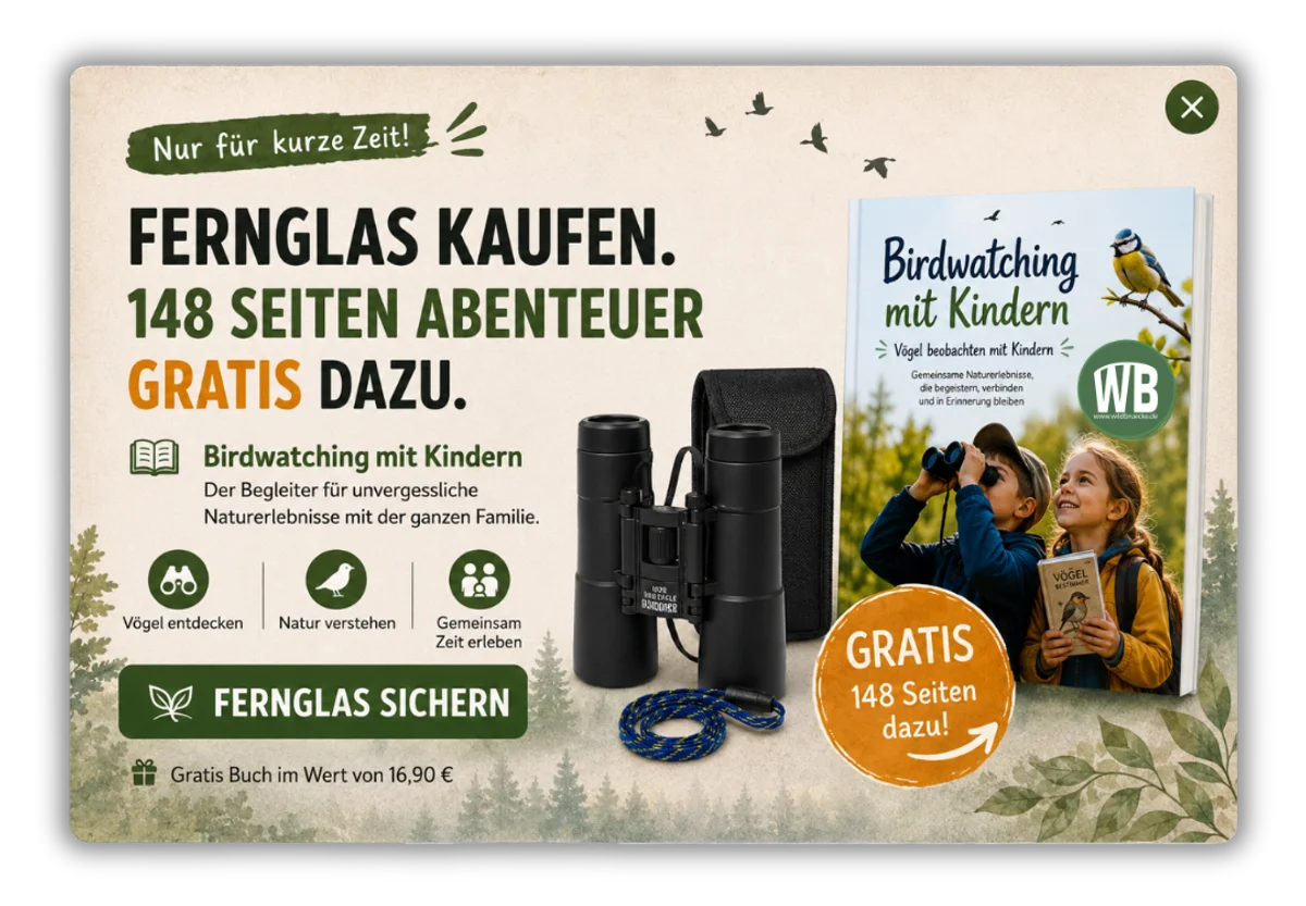 Kinder-Fernglas mit Birdwatching-Buch gratis