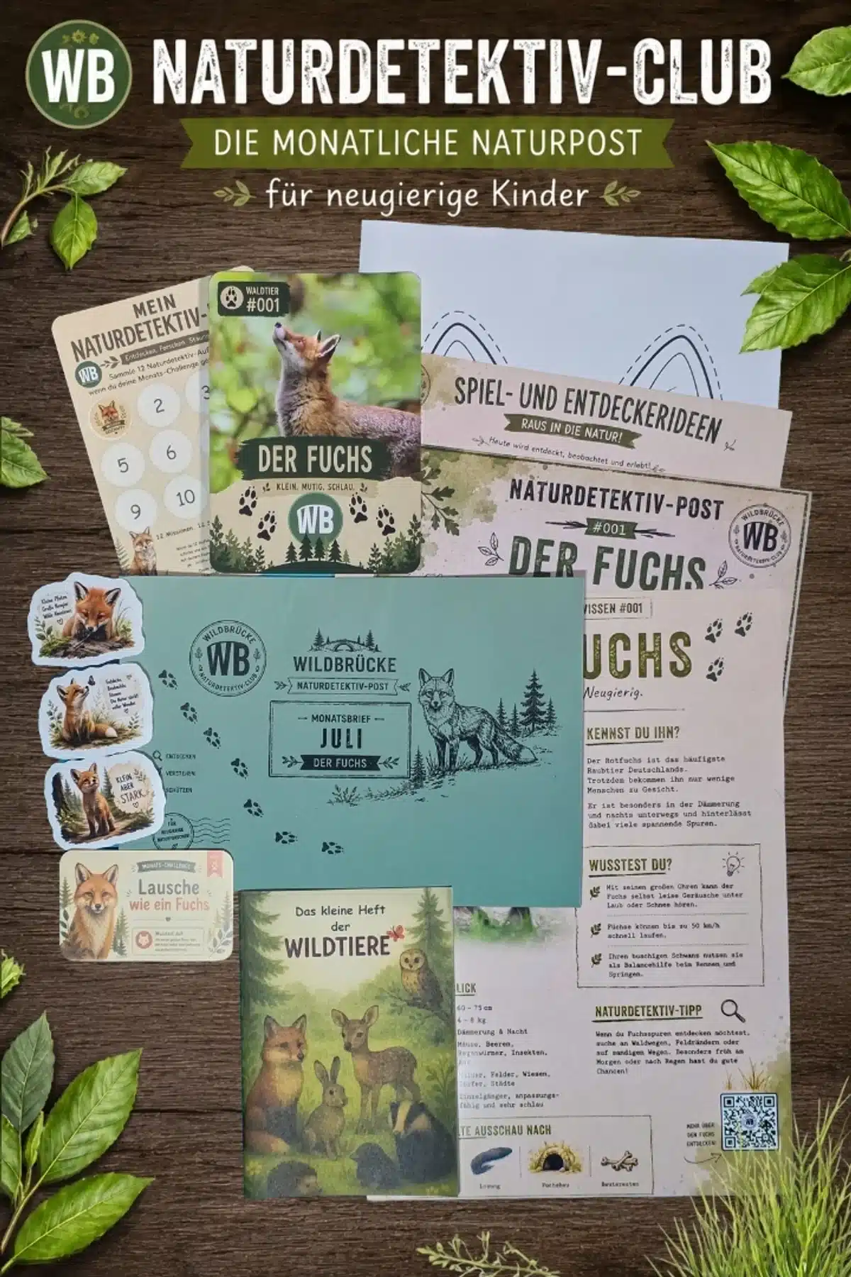 Naturdetektiv-Club Wildbrücke Fuchs Ausgabe